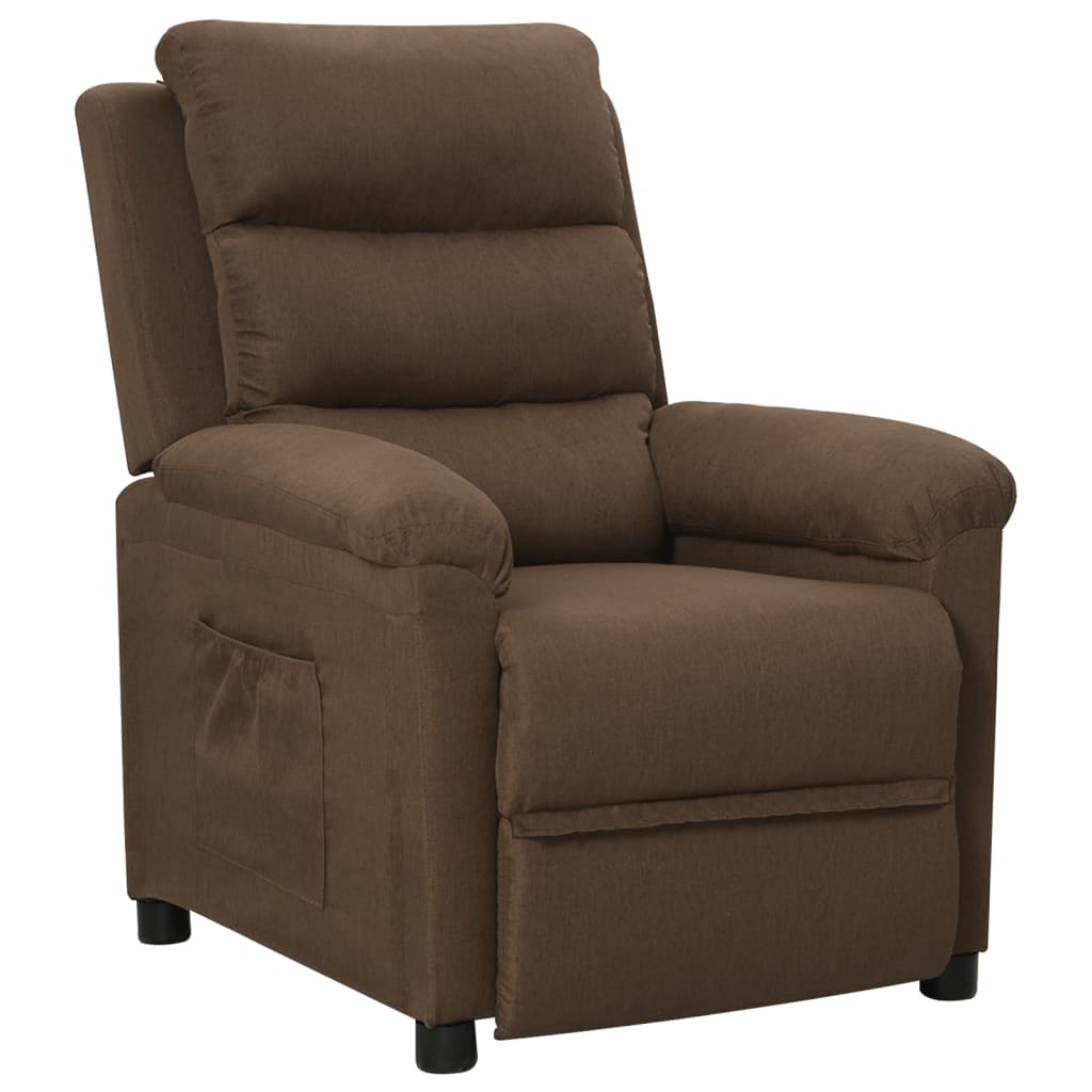 Fauteuil inclinable Marron Tissu - XIOS
