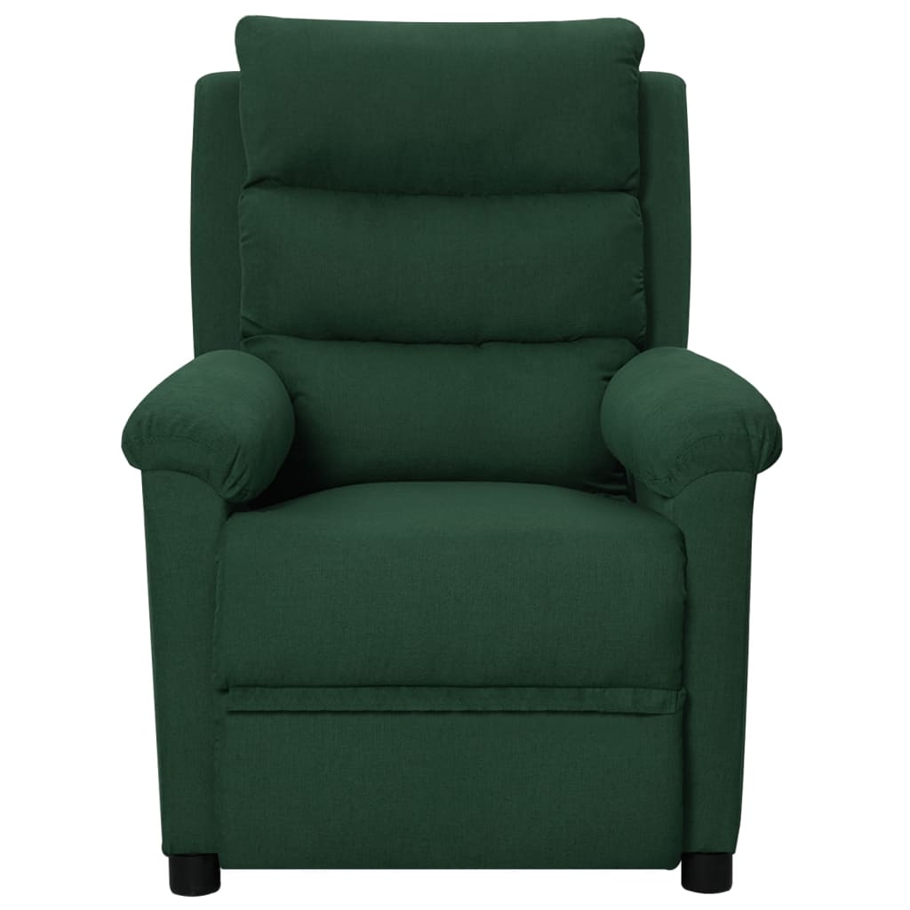 Fauteuil inclinable Vert foncé Tissu - XIOS