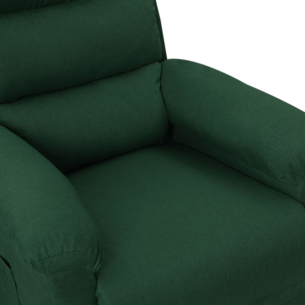 Fauteuil inclinable Vert foncé Tissu - XIOS