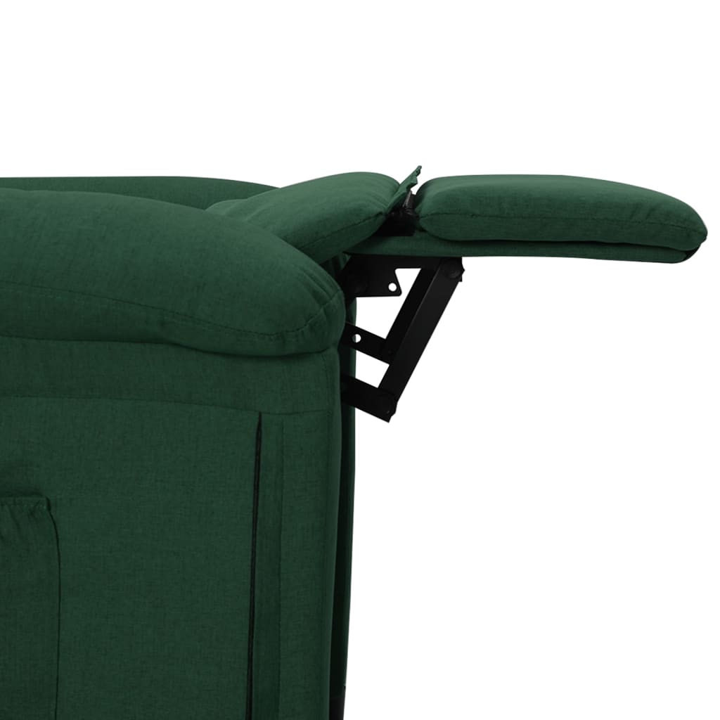 Fauteuil inclinable Vert foncé Tissu - XIOS