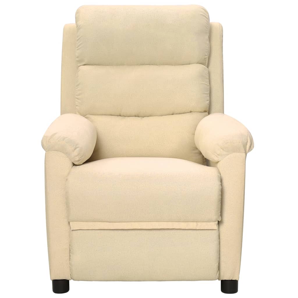 Fauteuil inclinable Crème Tissu - XIOS
