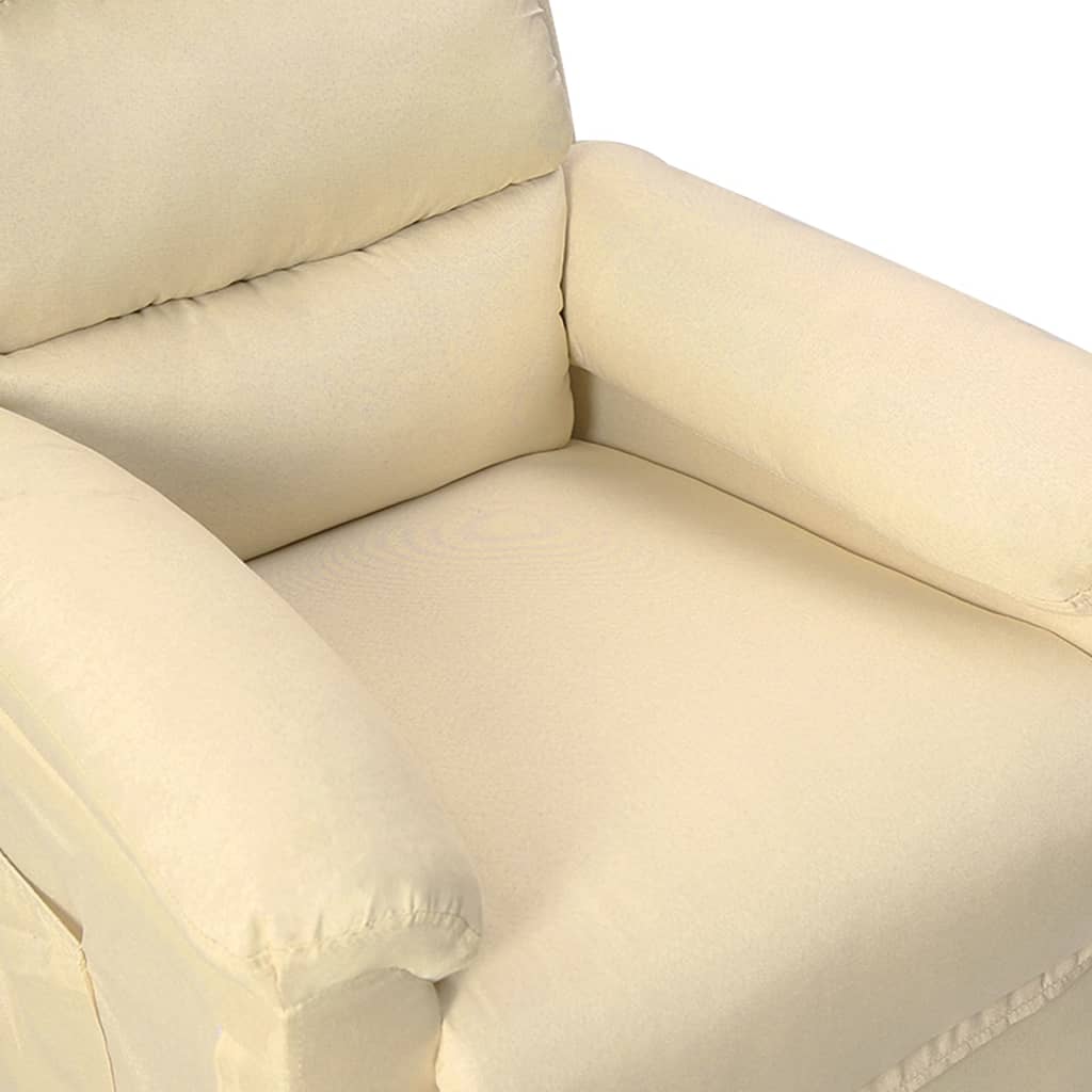 Fauteuil inclinable Crème Tissu - XIOS