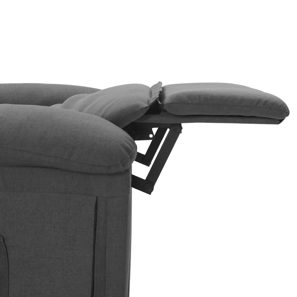 Fauteuil de massage Gris foncé Tissu - XIOS