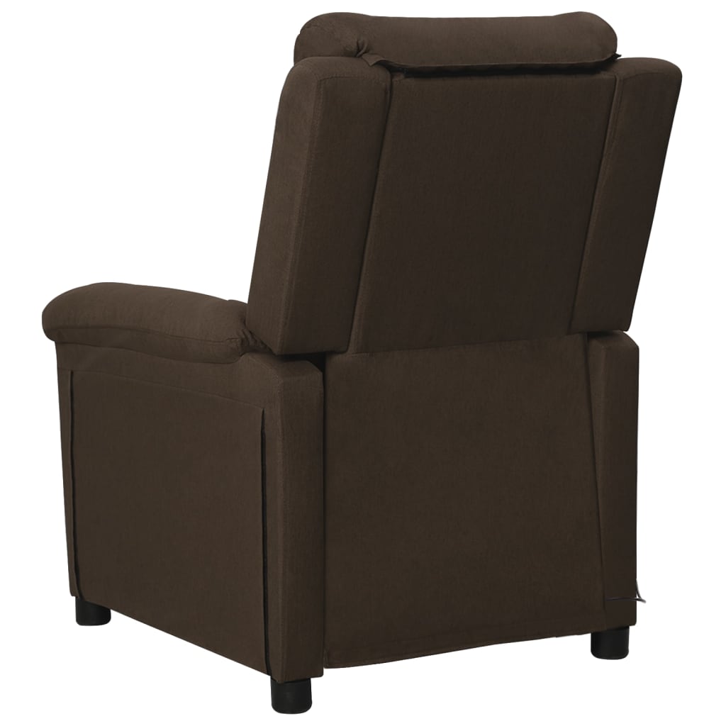 Fauteuil de massage Marron foncé Tissu - XIOS