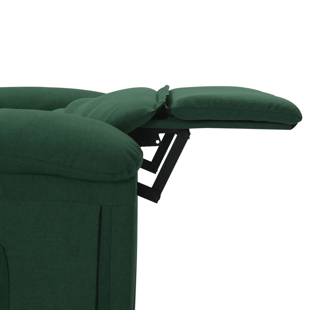 Fauteuil de massage Vert foncé Tissu - XIOS
