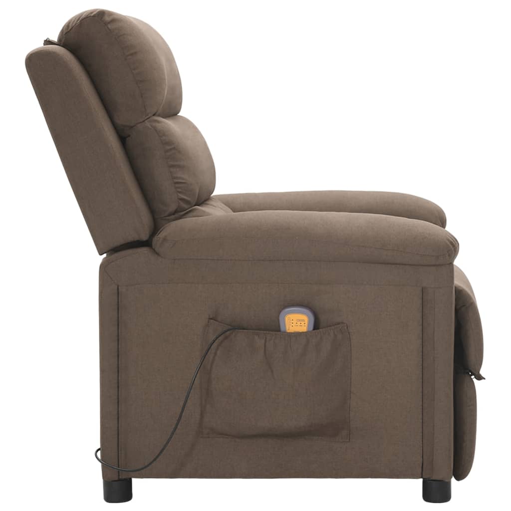 Fauteuil de massage Taupe Tissu - XIOS