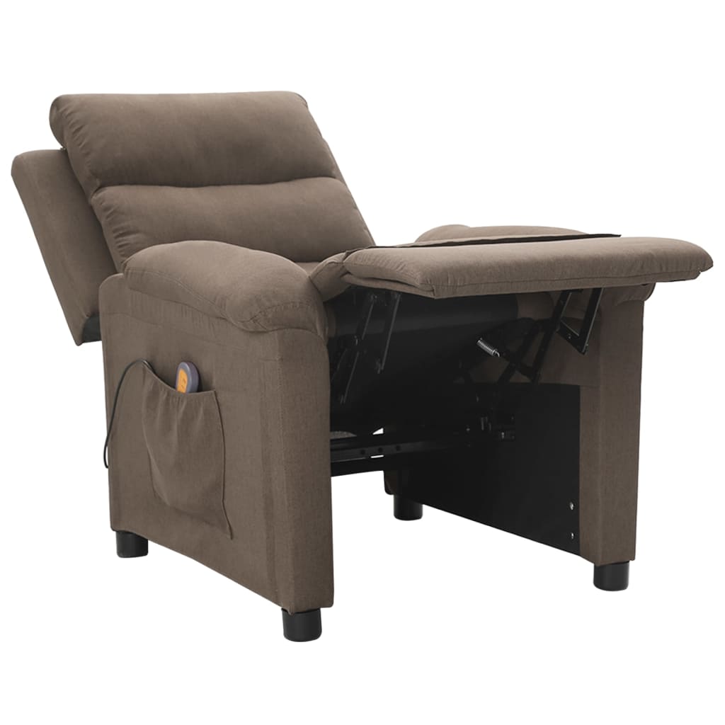 Fauteuil de massage Taupe Tissu - XIOS