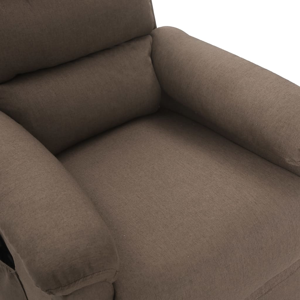 Fauteuil de massage Taupe Tissu - XIOS