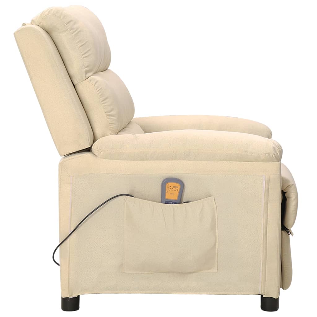 Fauteuil de massage Crème Tissu - XIOS