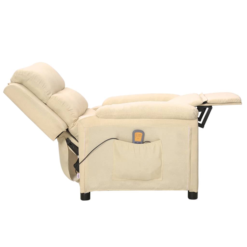 Fauteuil de massage Crème Tissu - XIOS