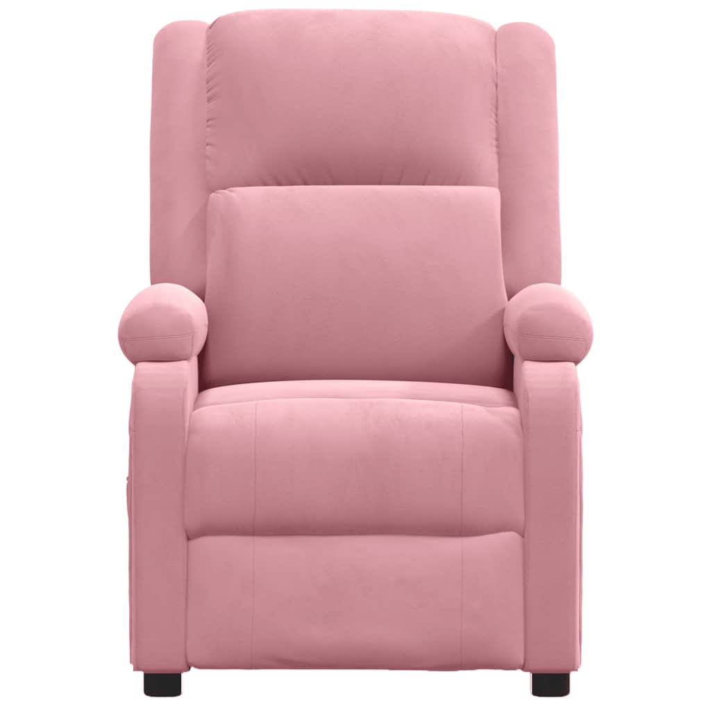 Fauteuil inclinable Rose Velours - XIOS