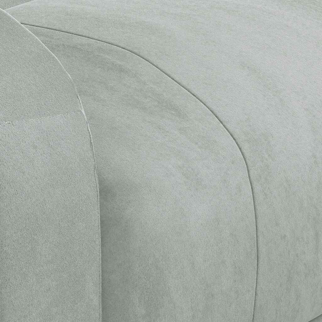 Fauteuil de massage gris clair velours - XIOS