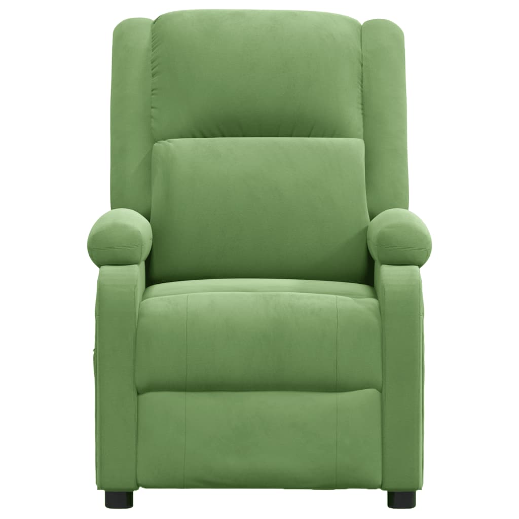 Fauteuil de massage Vert clair velours - XIOS