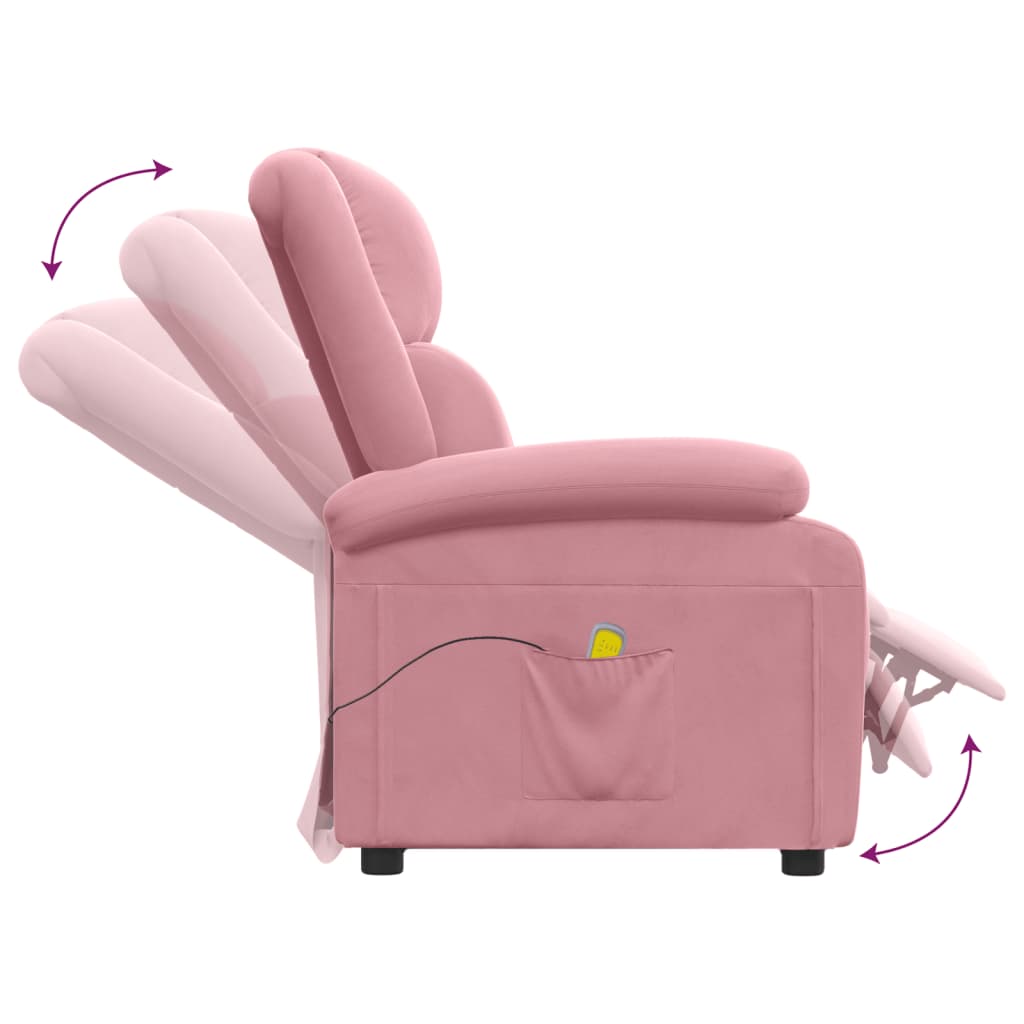 Fauteuil de massage Rose Velours