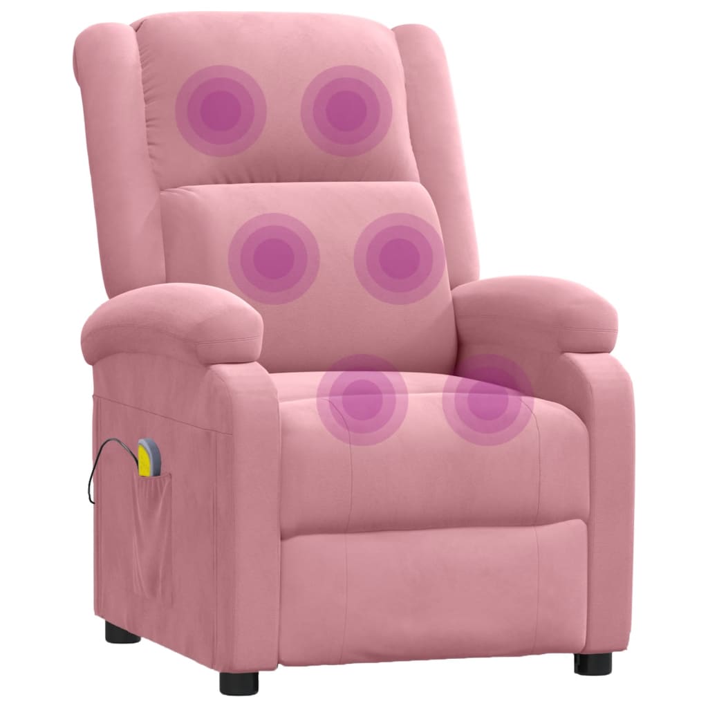 Fauteuil de massage Rose Velours