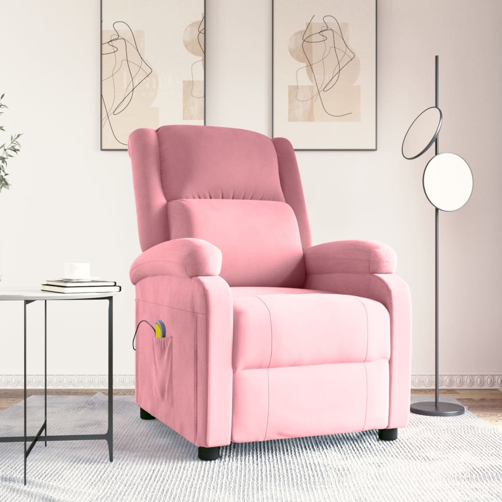 Fauteuil de massage Rose Velours