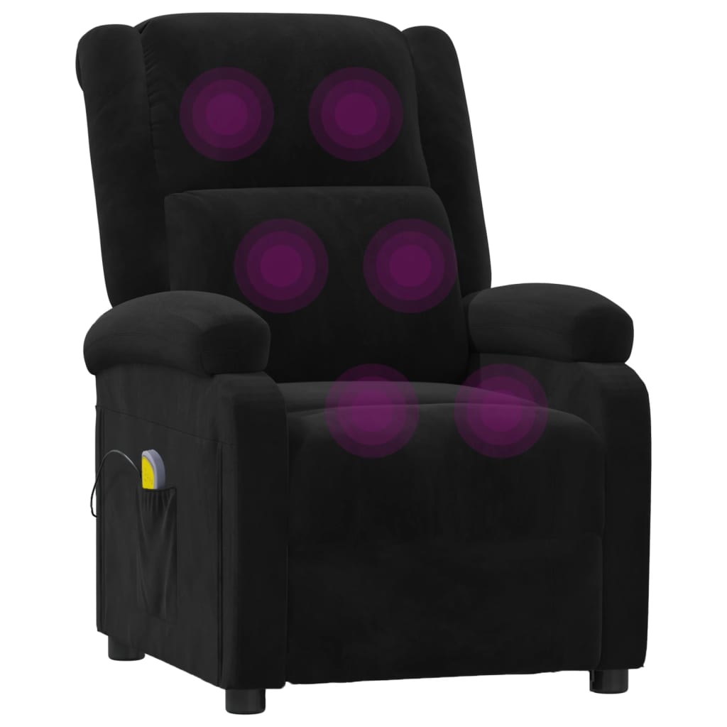 Fauteuil de massage Noir Velours - XIOS