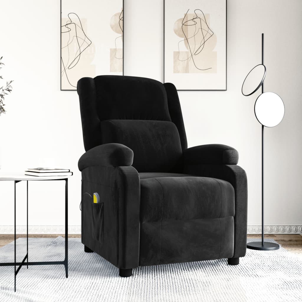 Fauteuil de massage Noir Velours - XIOS