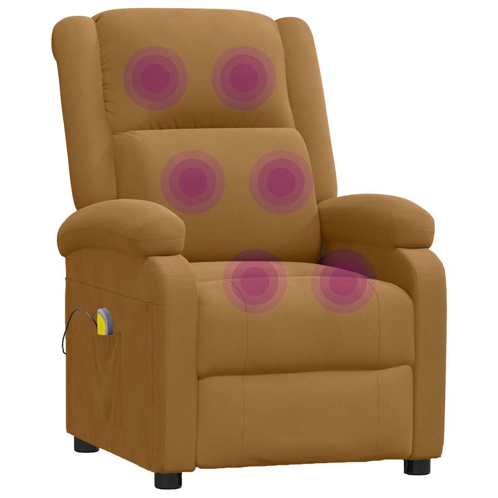 Fauteuil de massage Marron Velours - XIOS