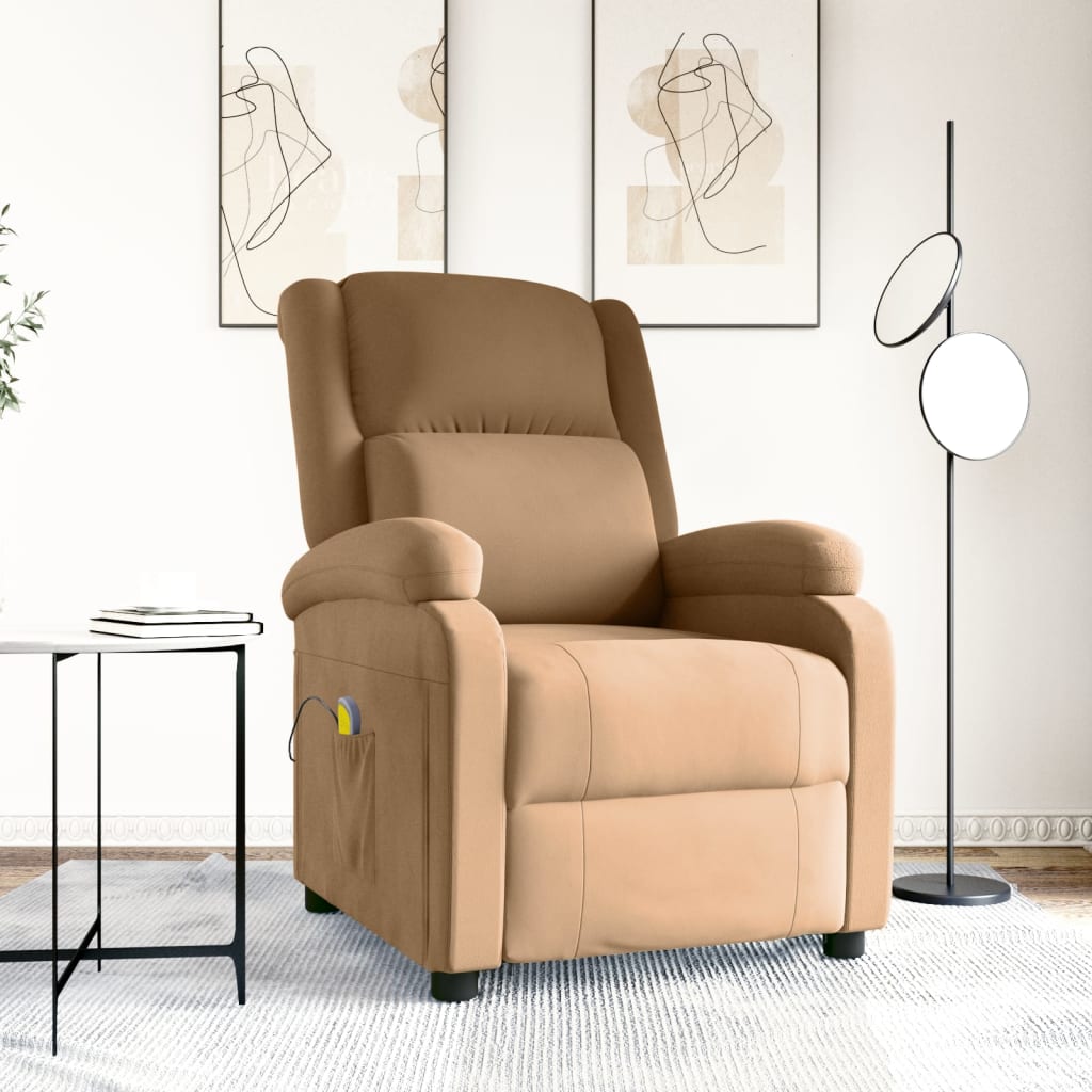 Fauteuil de massage Marron Velours - XIOS