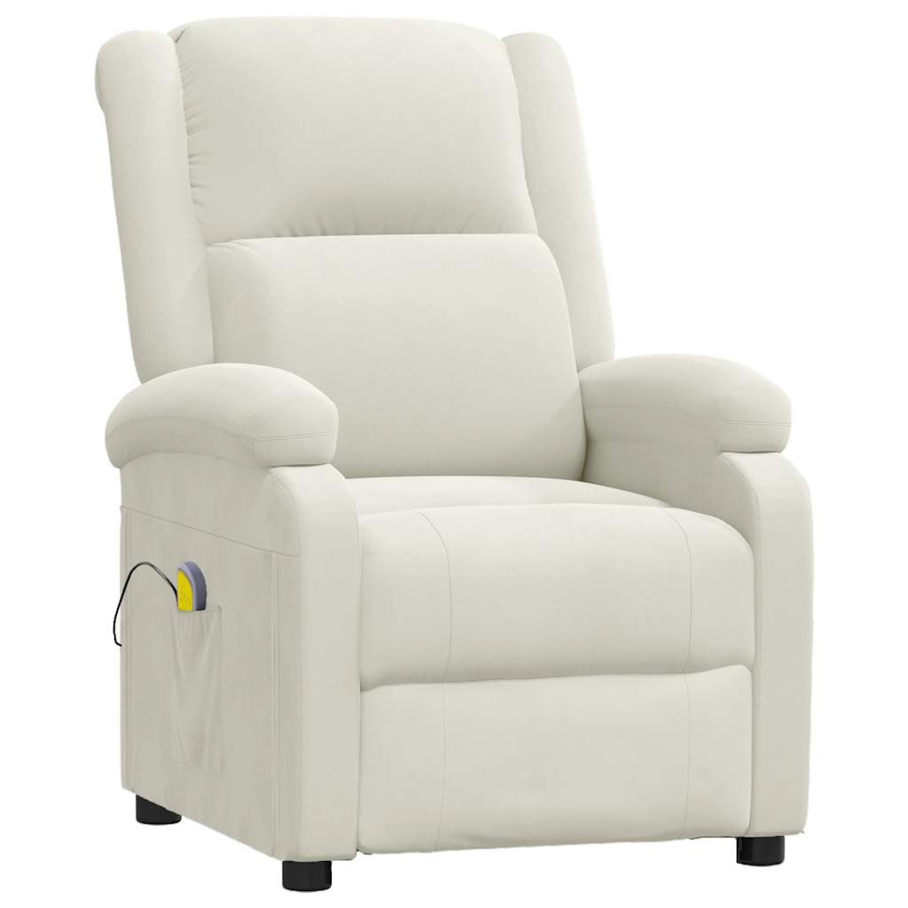 Fauteuil de massage Crème Velours