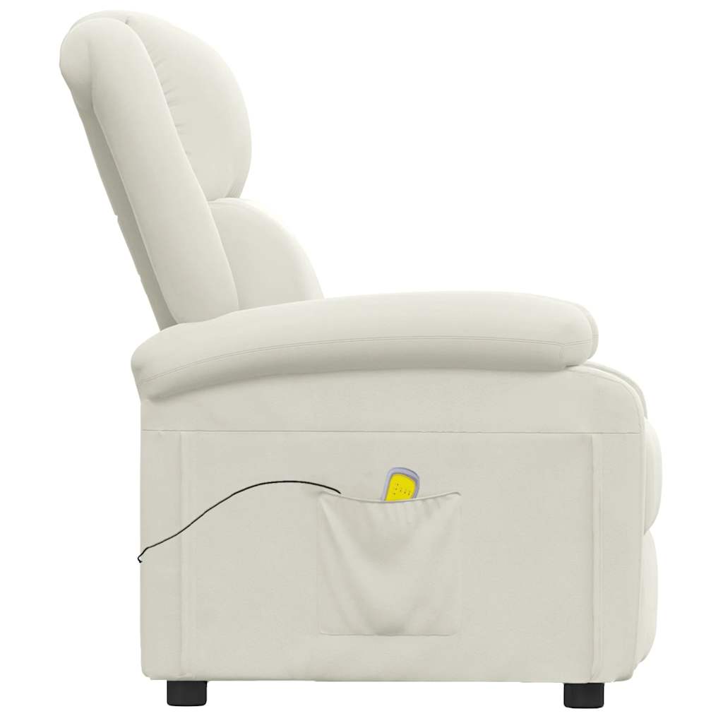 Fauteuil de massage Crème Velours