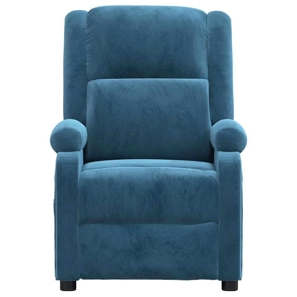 Fauteuil de massage Bleu Velours - XIOS