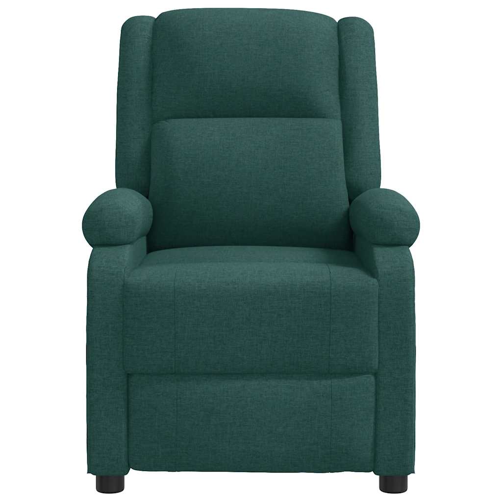 Fauteuil inclinable Vert foncé Tissu - XIOS