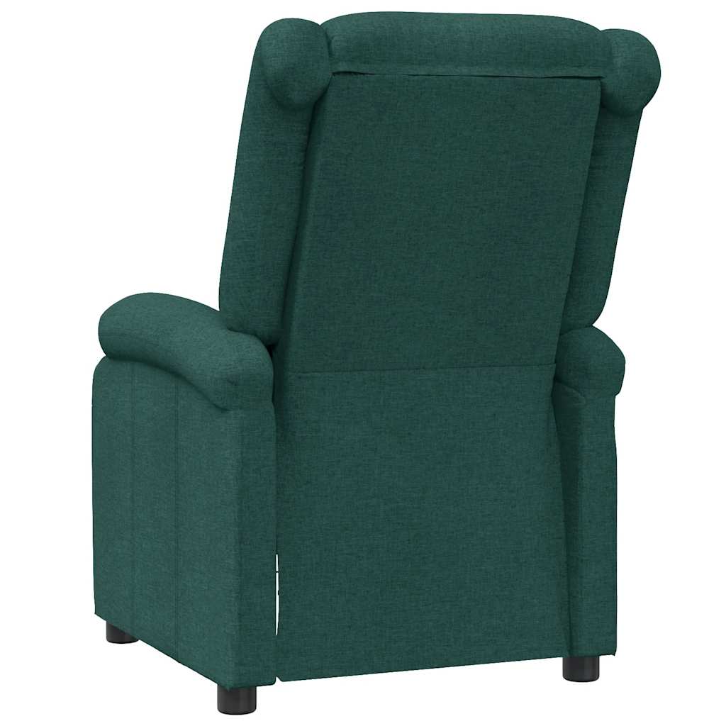 Fauteuil inclinable Vert foncé Tissu - XIOS
