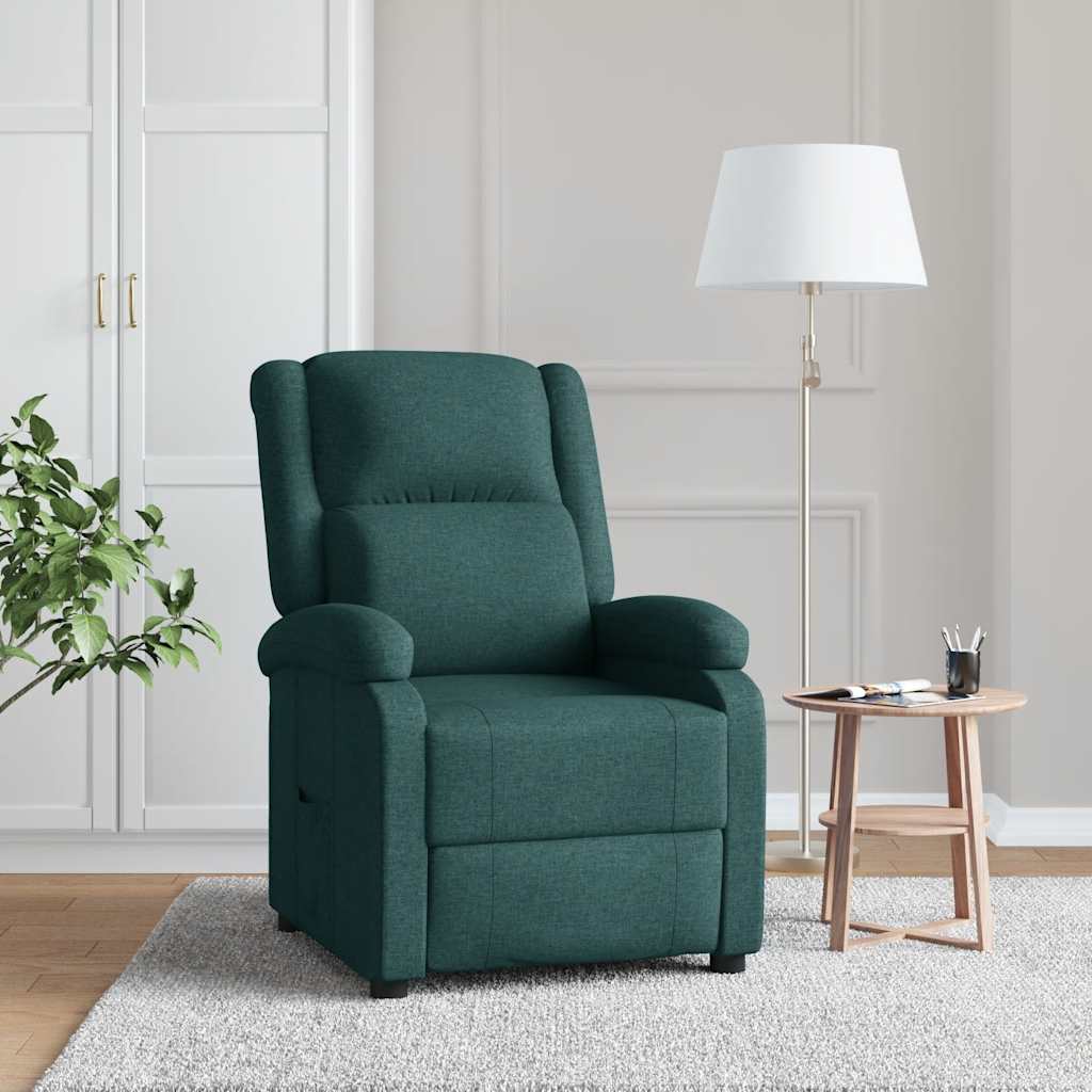 Fauteuil inclinable Vert foncé Tissu - XIOS