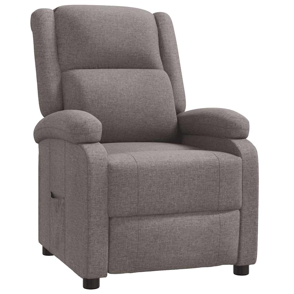 Fauteuil inclinable Taupe Tissu