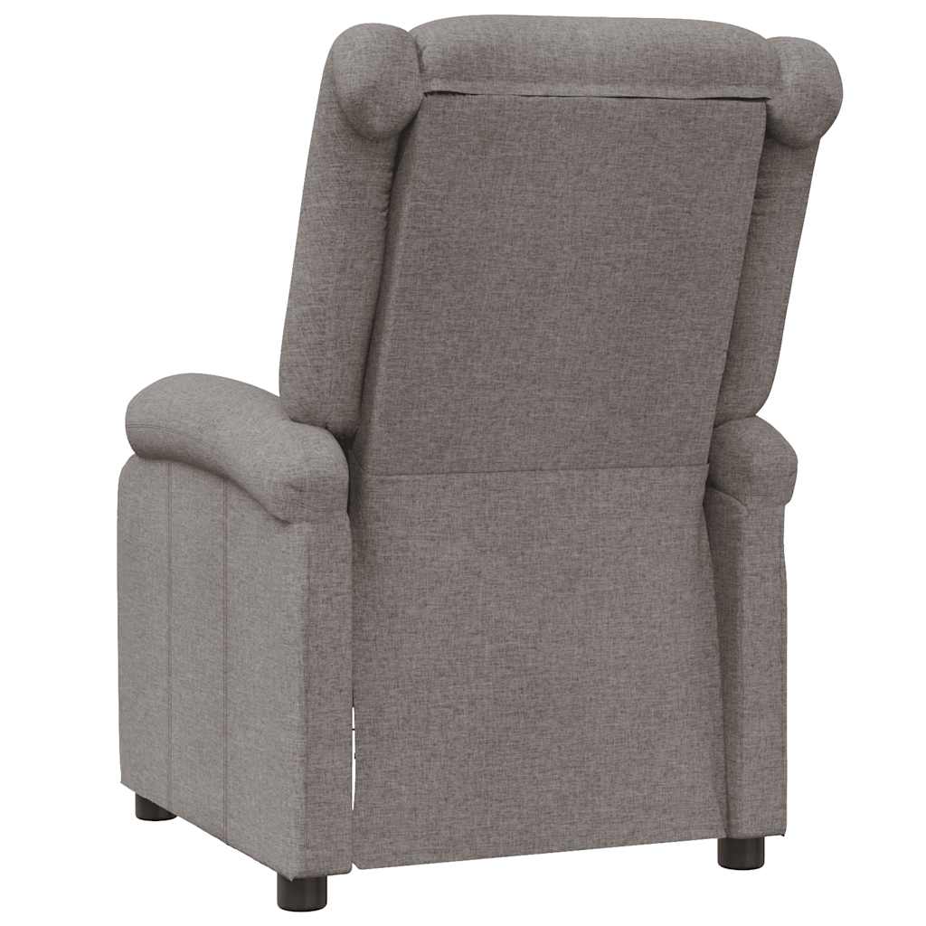 Fauteuil inclinable Taupe Tissu