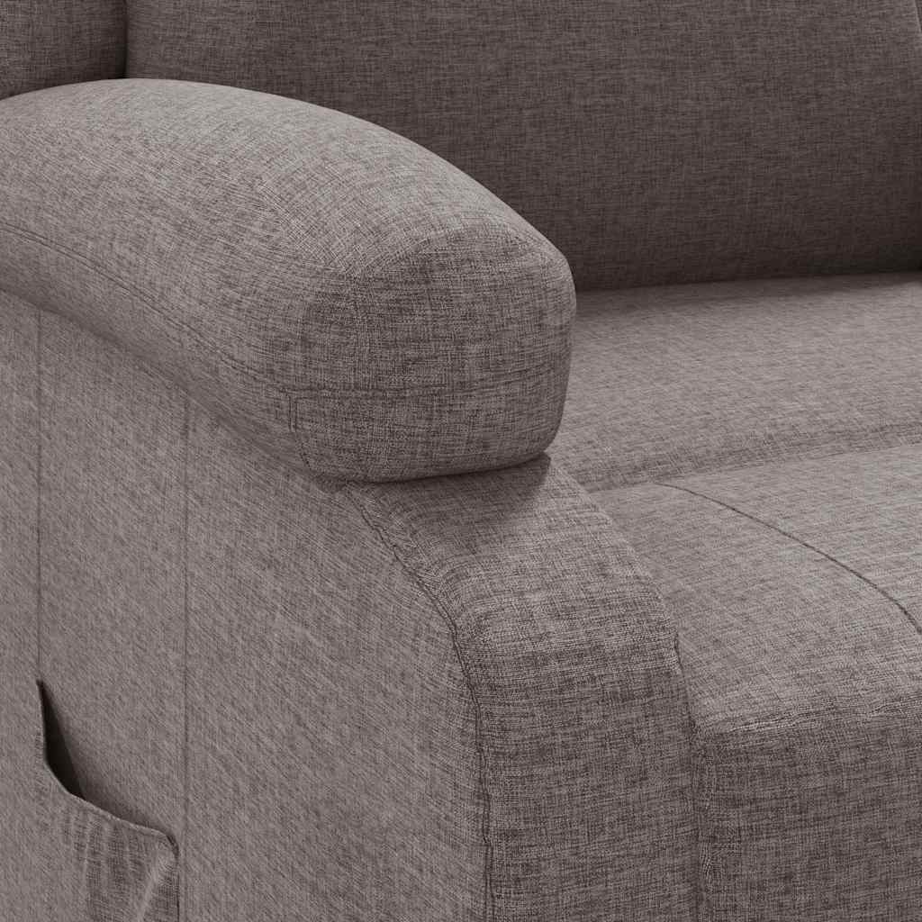 Fauteuil inclinable Taupe Tissu