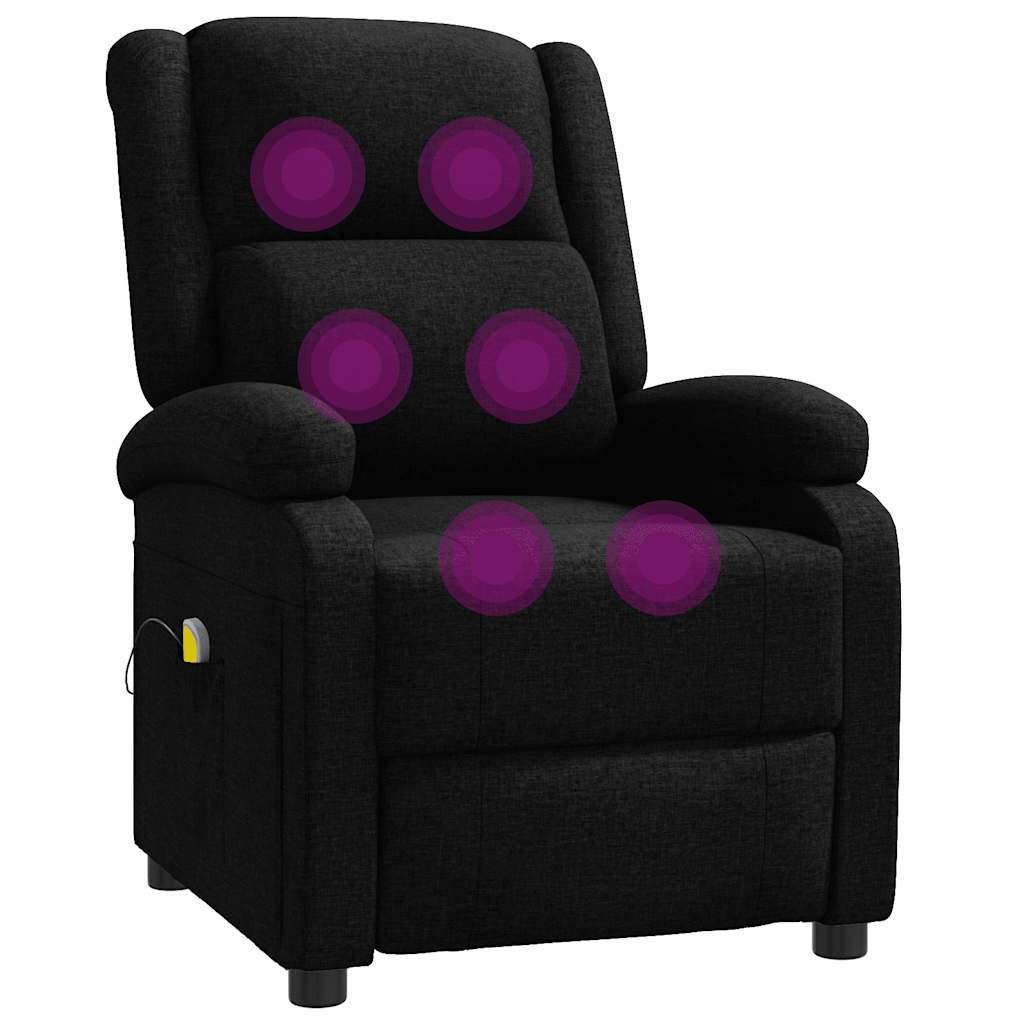 Fauteuil de massage Noir Tissu - XIOS