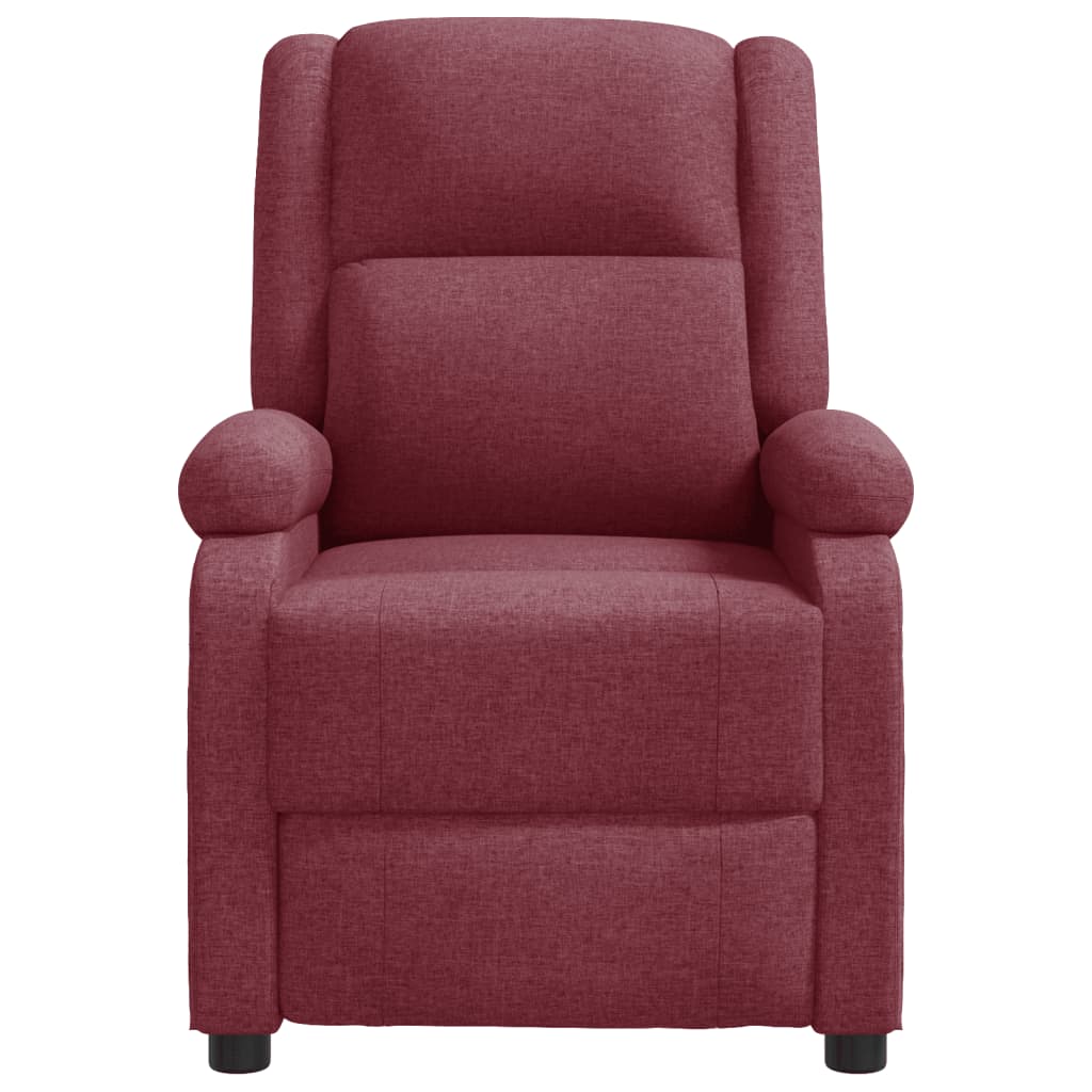 Fauteuil de massage Rouge bordeaux Tissu - XIOS