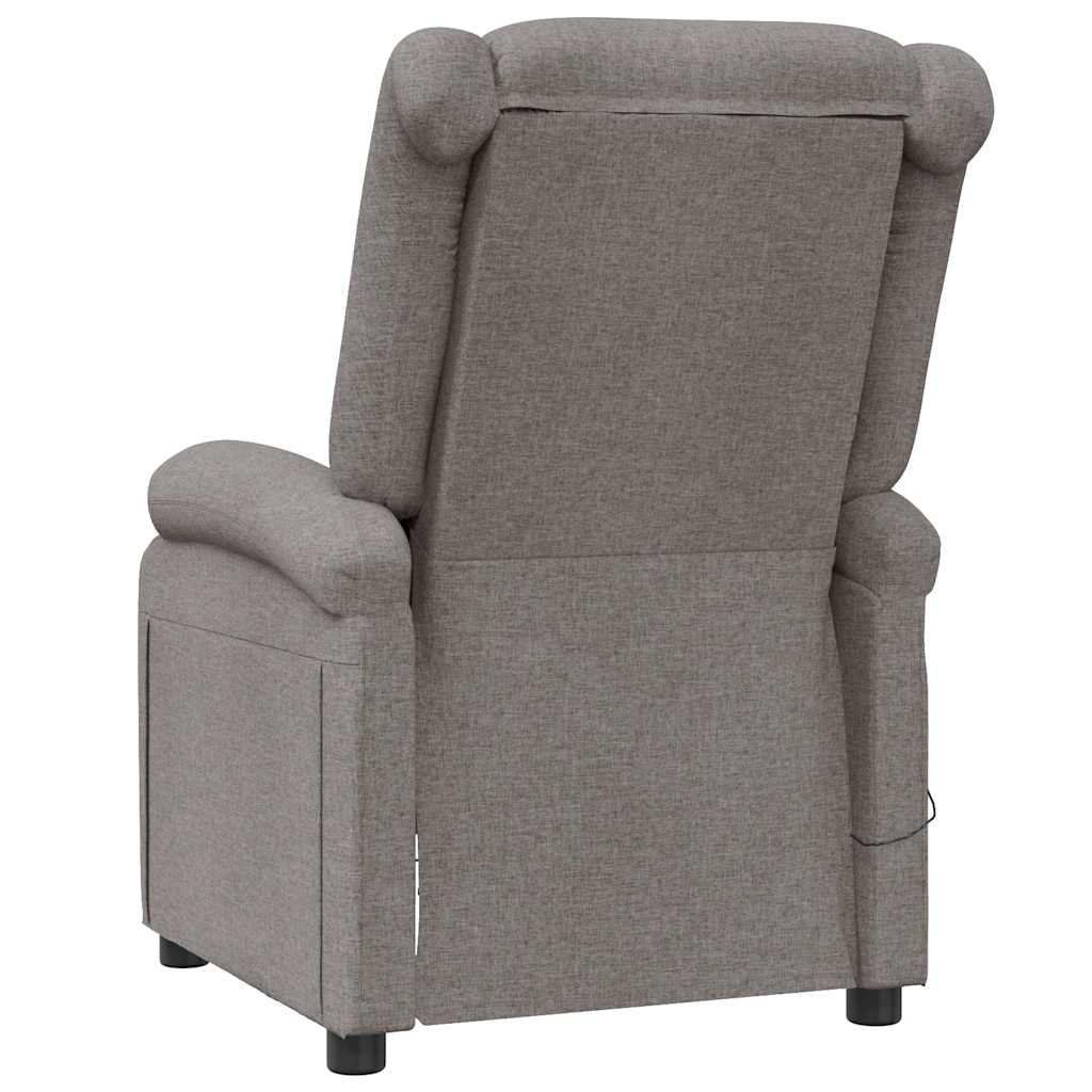 Fauteuil de massage Taupe Tissu