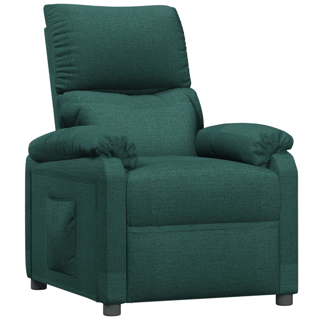 Fauteuil inclinable Vert foncé Tissu - XIOS
