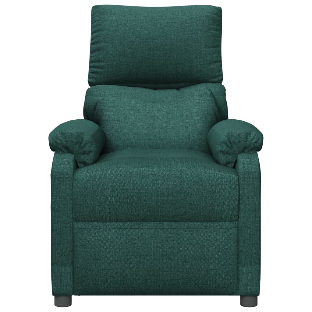 Fauteuil inclinable Vert foncé Tissu - XIOS
