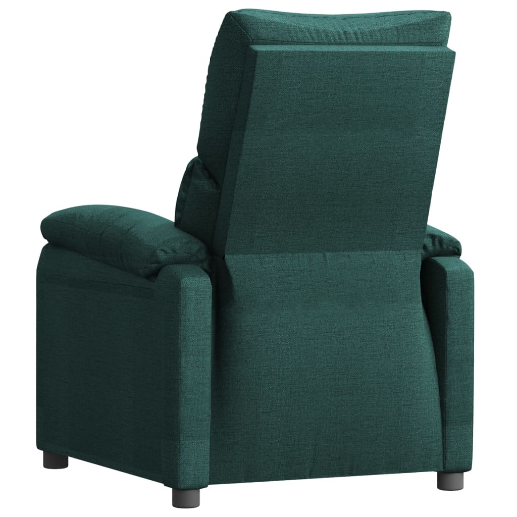 Fauteuil inclinable Vert foncé Tissu - XIOS