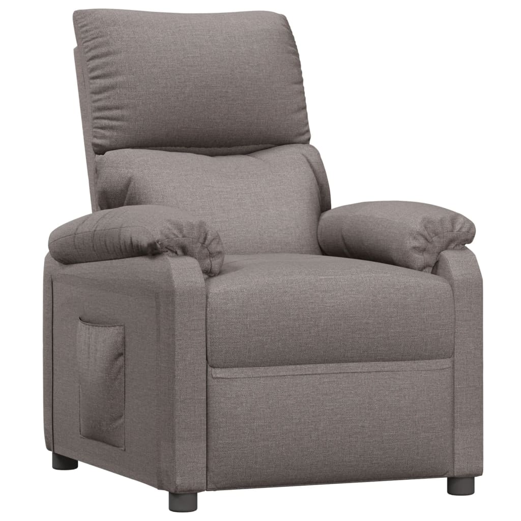 Fauteuil inclinable Taupe Tissu - XIOS