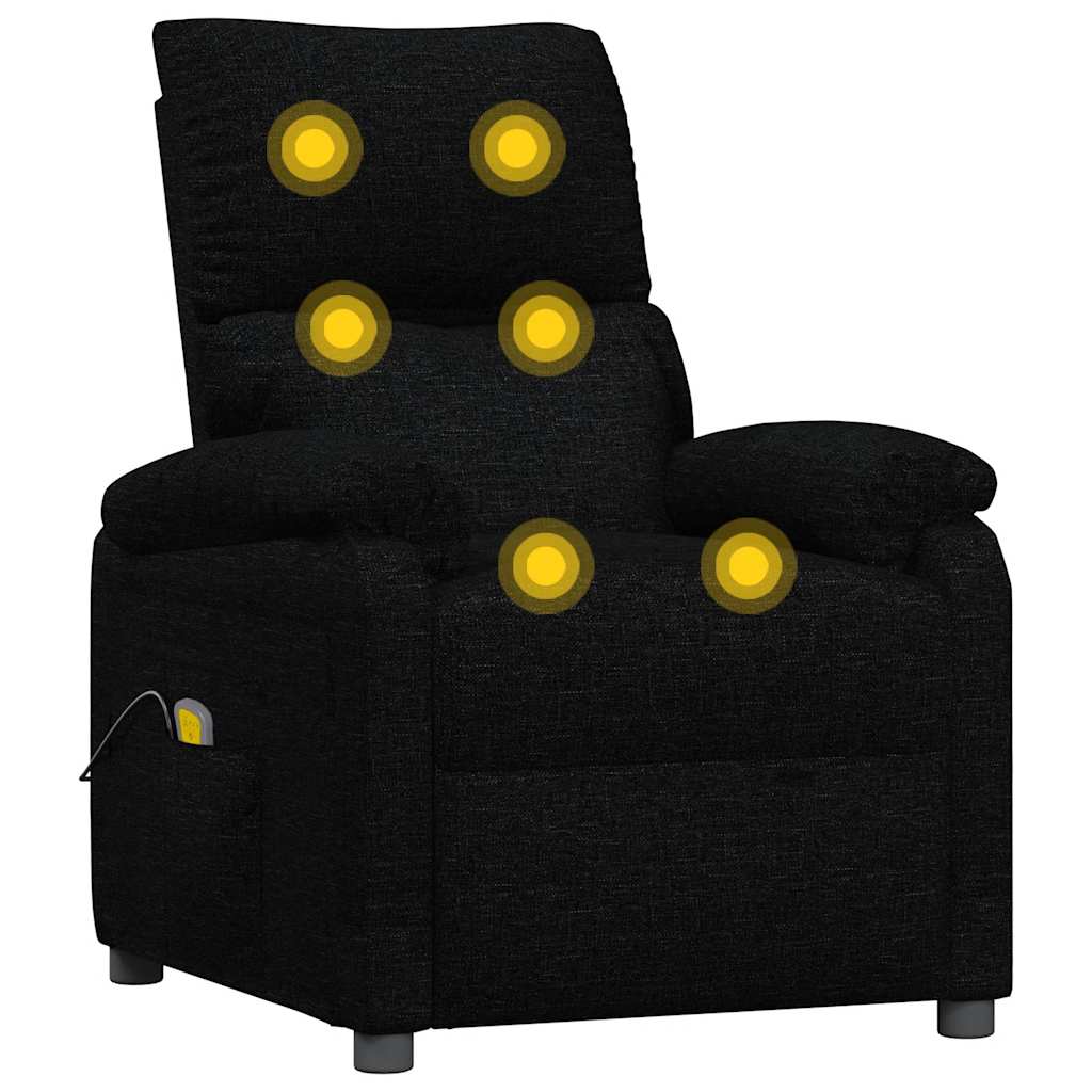 Fauteuil de massage Noir Tissu - XIOS
