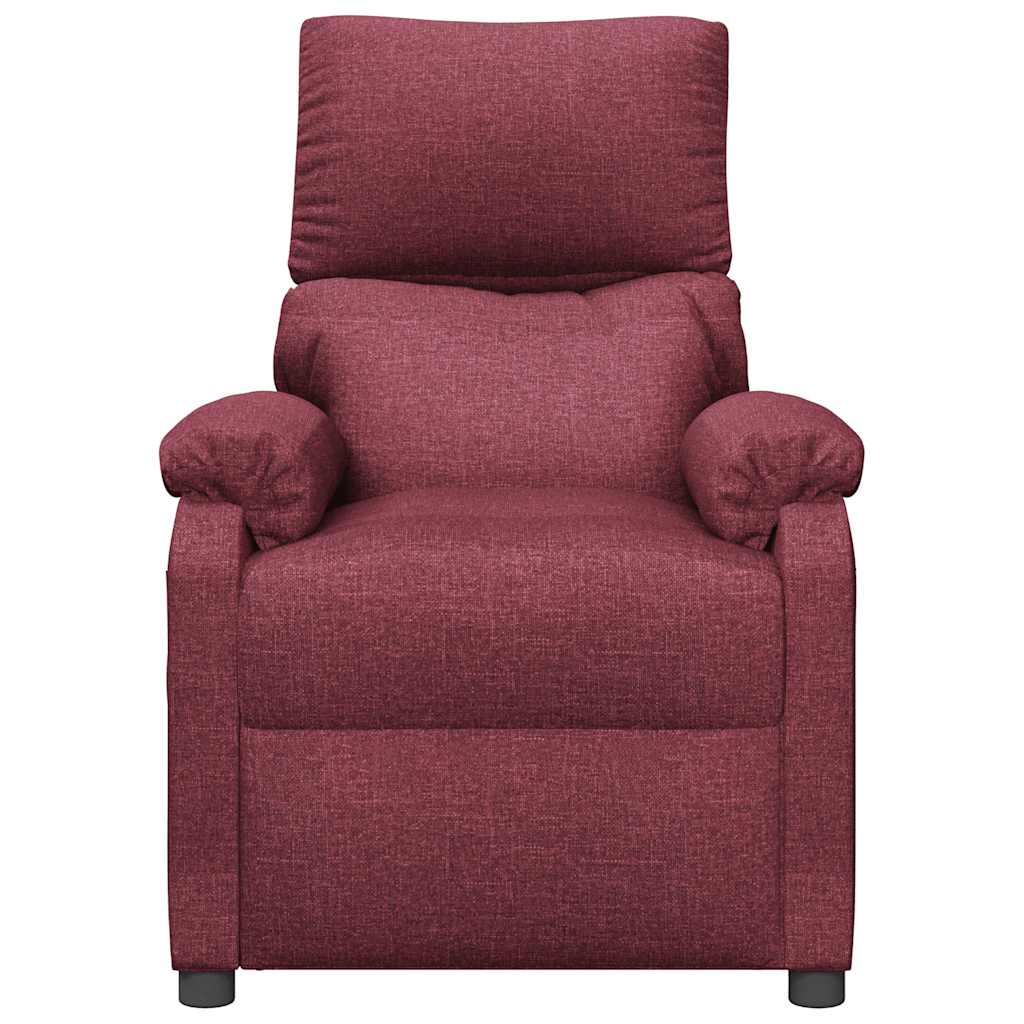 Fauteuil de massage Rouge bordeaux Tissu - XIOS