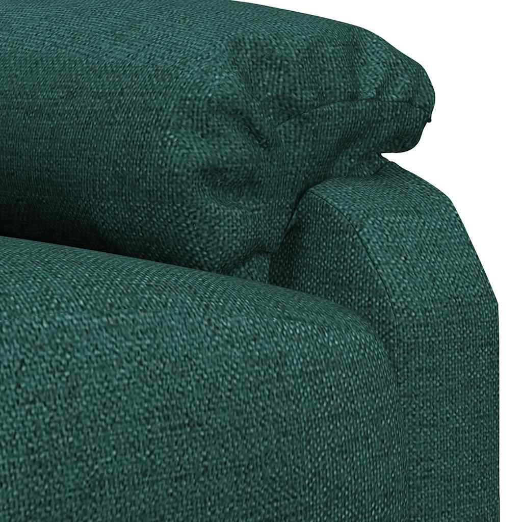 Fauteuil de massage Vert foncé Tissu - XIOS