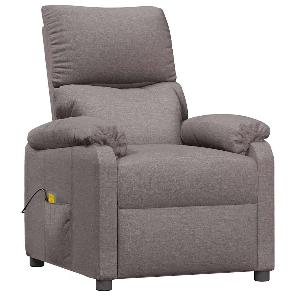 Fauteuil de massage Taupe Tissu