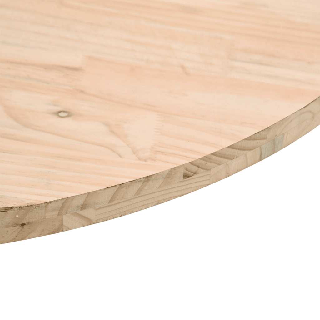 Dessus de table Ø50x2,5 cm Bois de pin massif - XIOS