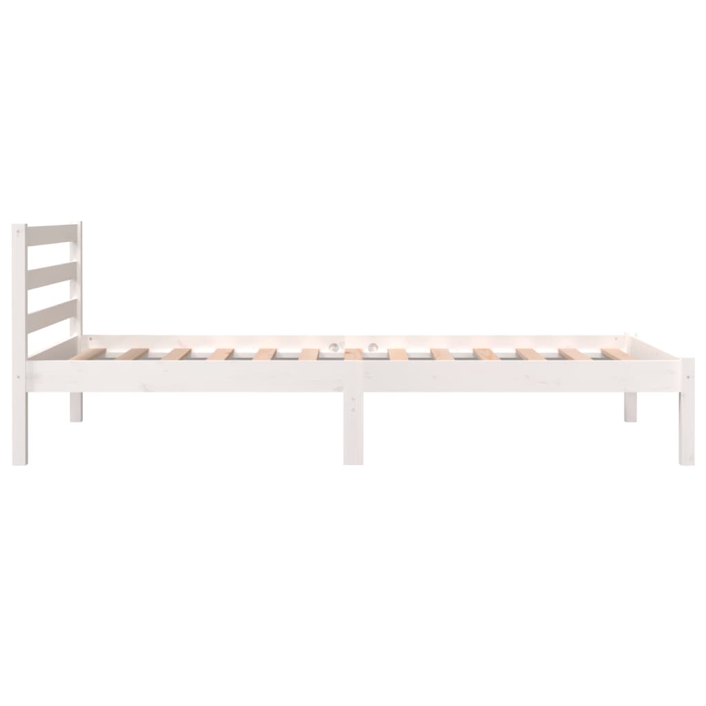Cadre de lit sans matelas 90x190 cm blanc - XIOS