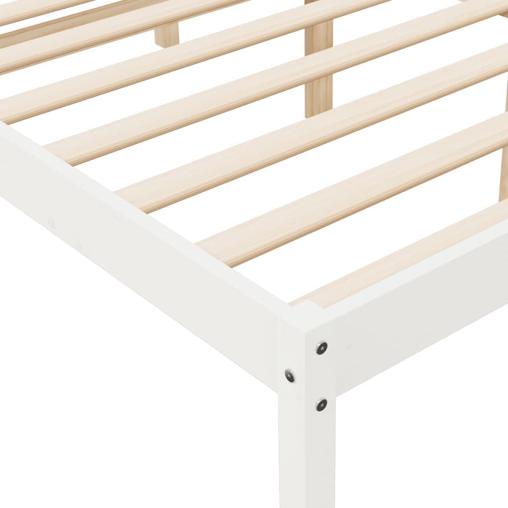 Lit pour personne âgée sans matelas blanc 120x190 cm - XIOS