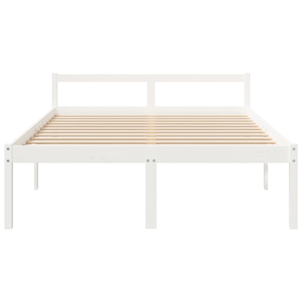 Lit pour personne âgée sans matelas 160x200 cm bois pin massif - XIOS