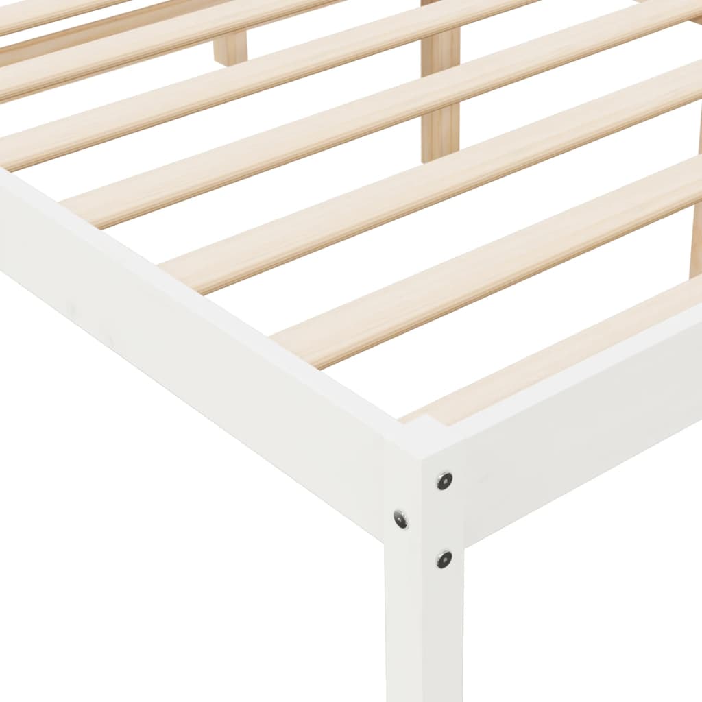 Lit pour personne âgée sans matelas 160x200 cm bois pin massif - XIOS