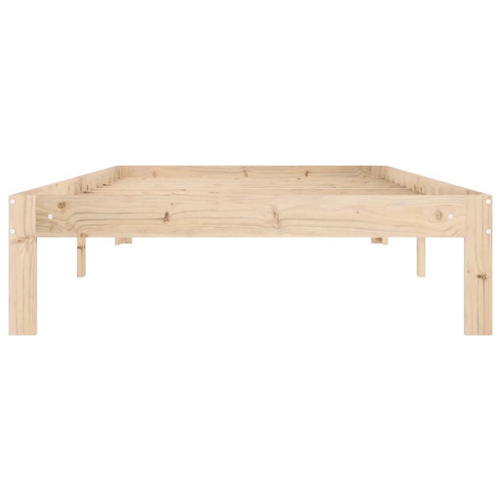Cadre de lit sans matelas bois massif de pin 100x200 cm - XIOS